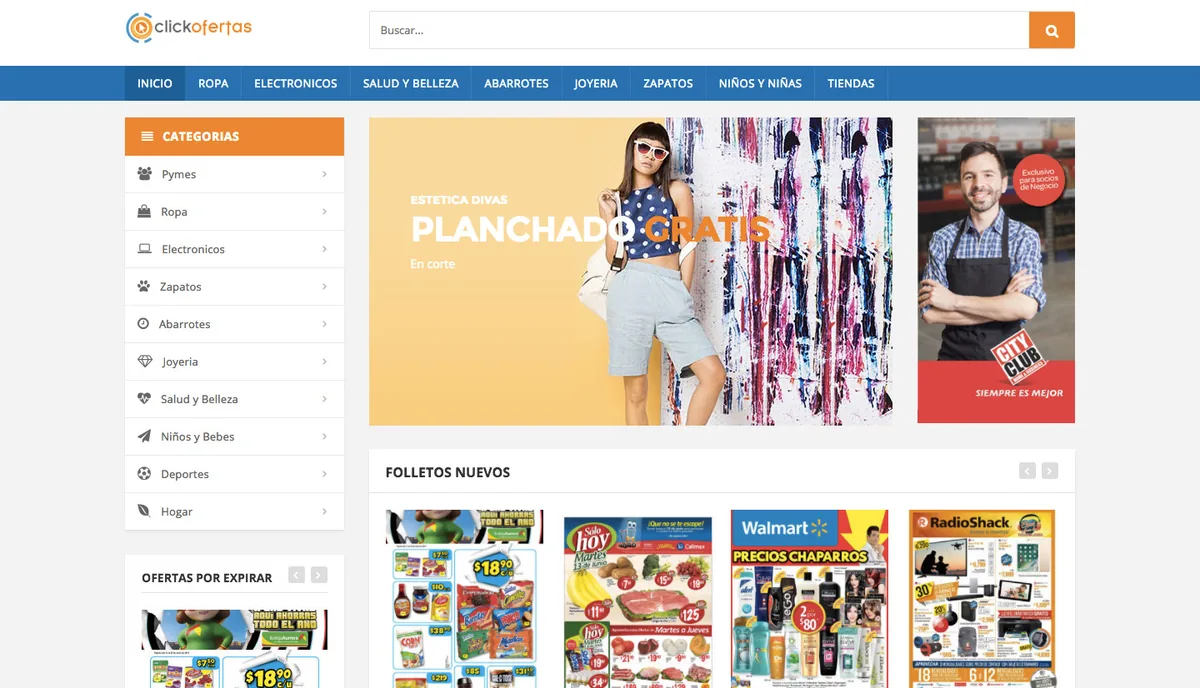 Click Ofertas — Offers platform & CMS